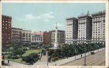 San Francisco California CA Union Square 71416 Detroit Publishing c1910 Postcard