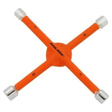 4 Way Wheel Wrench Universal Cross Nut 17mm 19mm 21mm 23mm Car Spanner CT0342