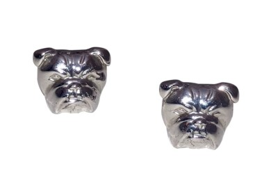 Dunhill カフリンクス　ブルドッグ Dunhill Sterling Silver 925 British Bulldog Dog Face Cufflinks