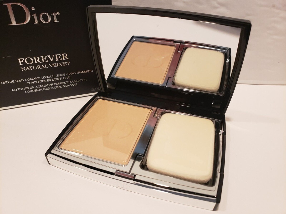 DIOR FOREVER NATURAL VELVET COMPACT FOUNDATION-NO TRANSFER