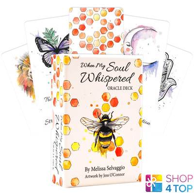 WHEN MY SOUL WHISPERED ORAKEL KARTEN DECK US GAMES SYSTEMS ESOTERISCH NEU