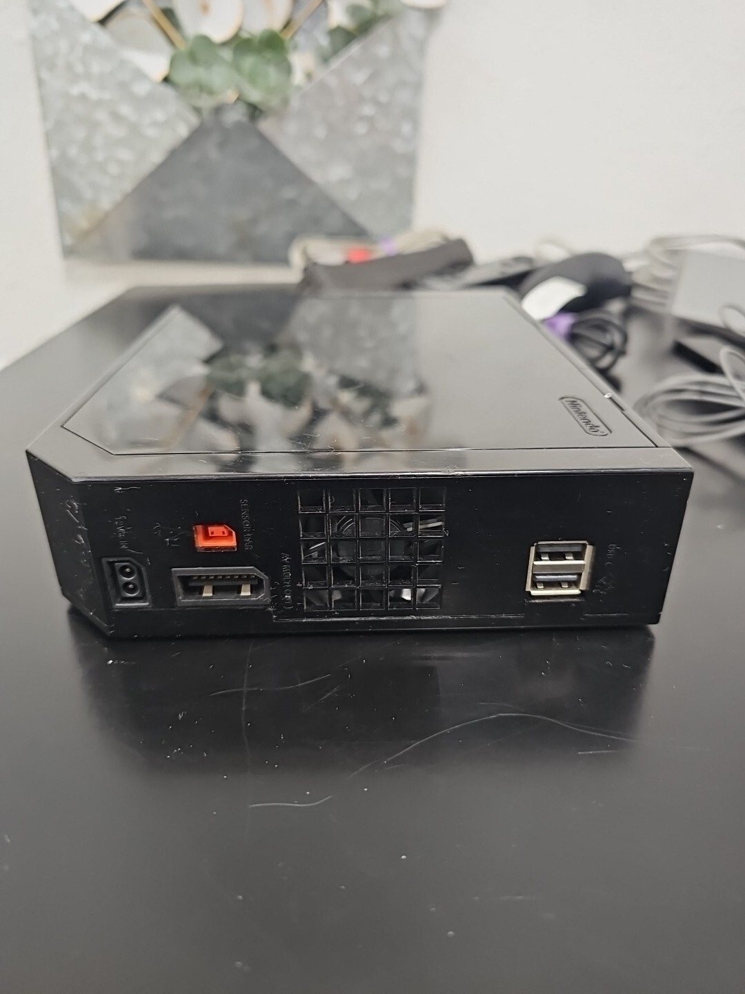 Nintendo Wii Console Black Cables 5 Games Motion Plus Controller Model