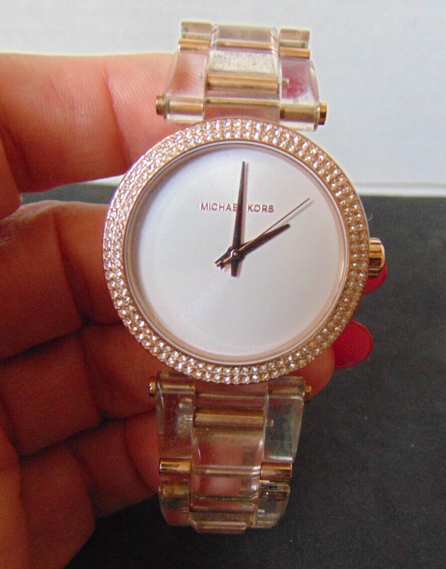 Michael Kors Delray Watch MK4318 Acetate Bracelet Watch | eBay display picture 1