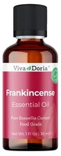 Viva Doria Pure Frankincense Essential Oil, Food Grade, 1 fl oz