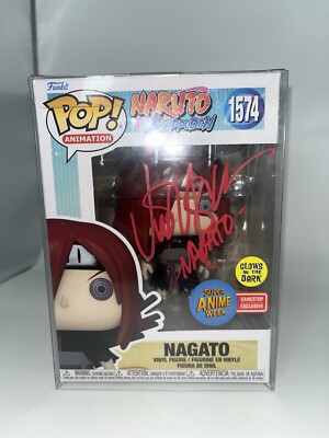 SIGNED Funko Pop! NARUTO SHIPPUDEN - NAGATO #1574 PRIME COA