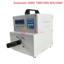 NEW Auto Microcomputer CNC Wire Twisting Bounching Machine Wire Twister 110/220V