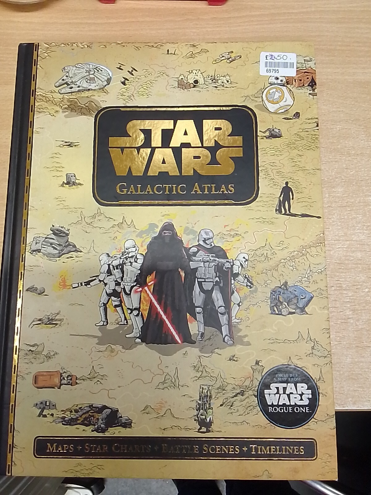Star Wars galactic atlas by Lucasfilm (Hardback)