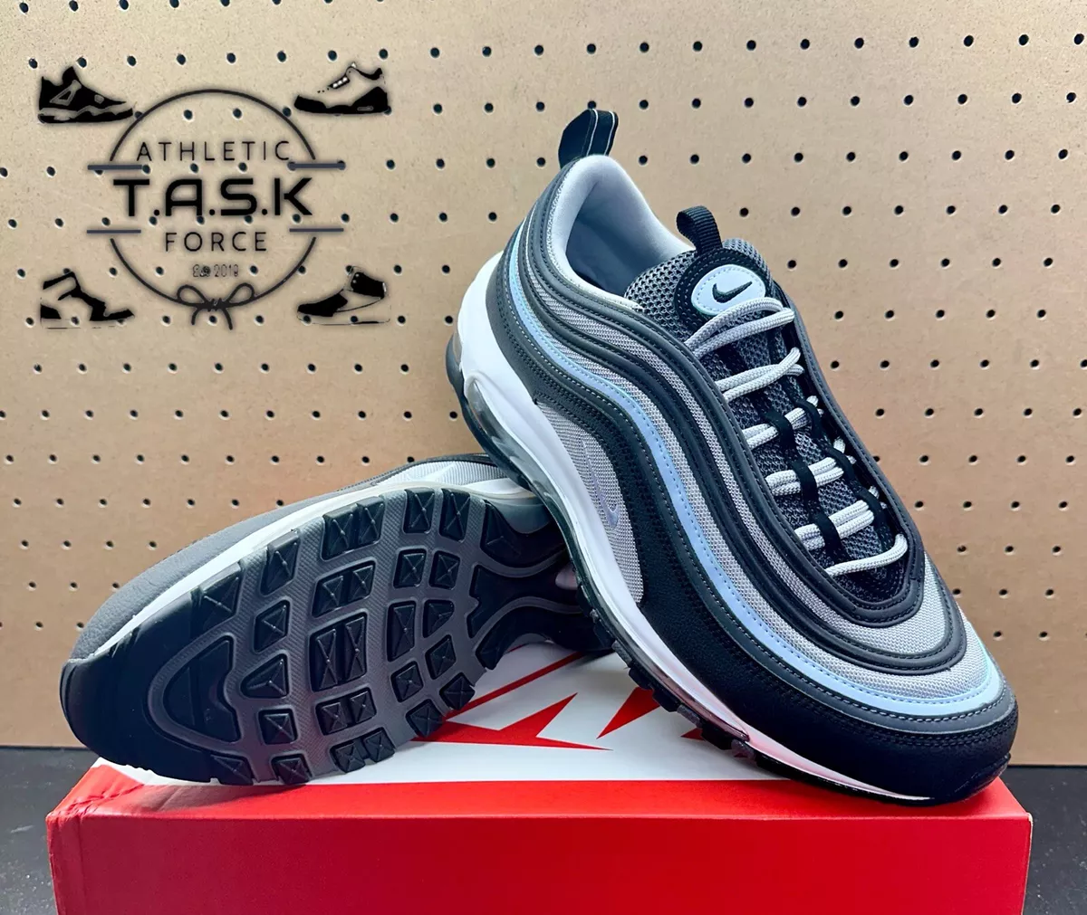 Blue and black air max 97 cheap