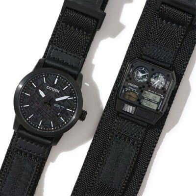CITIZEN RECORD LABEL BM8477-12E Black CHARI & CO Solar Men's Watch