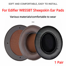 Replacement Sheepskin Ear Pads For Edifier W855BT Headphone Cover