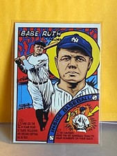 2023 Topps Archives Babe Ruth Inside Baseball #79TC-11 & Base #112 Nice