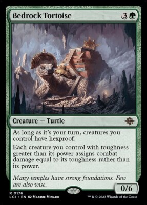*MtG: 4x BEDROCK TORTOISE - The Lost Caverns of Ixalan Rare - magicman-europe*