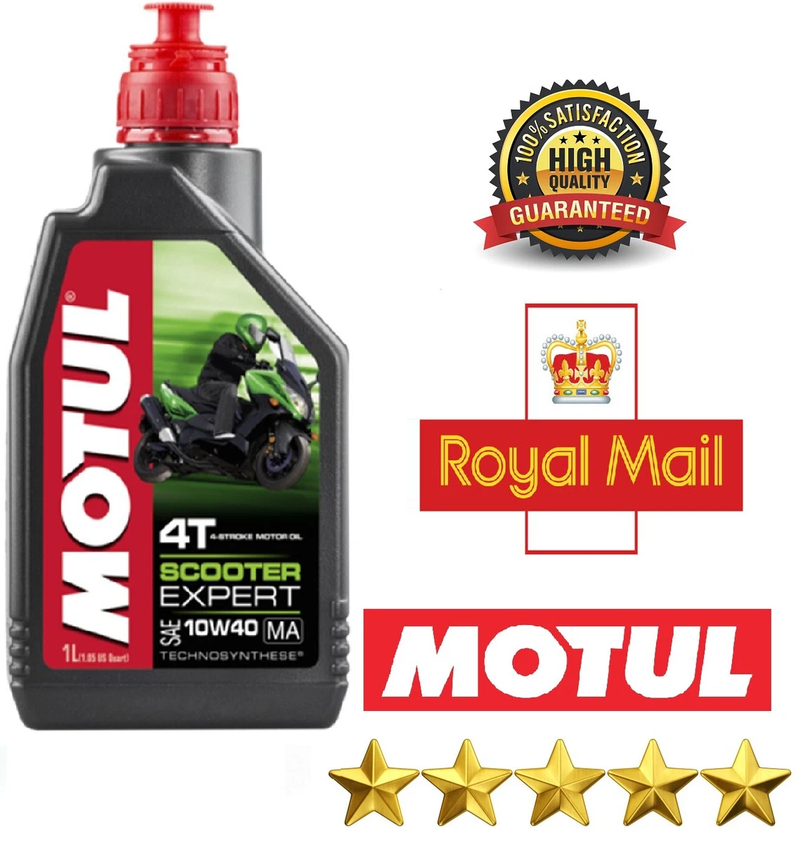 Aceite Motul 10W40 Scooter Expert 4T MB 1L