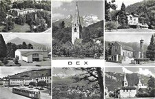 Bex-les-Bains AIGLE VD Fliegeraufnahme Kirche...