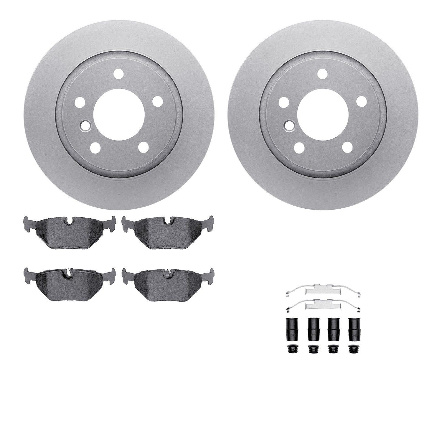 Dynamic Friction 4612-31031 Disc Brake Kit For 03-08 BMW Z4