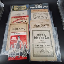 Vintage Sheet Music Collection Lot 10 Songs Piano Vocal Duet Whippoorwill