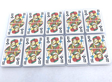 10 Skat Karten Spiele Großer Index in PVC Box Französisches Bild Marke ASS Neu