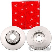 2X TRW Bremsscheiben 258Mm BelÜFtet Vorne Passend FÜR Dacia Dokker Lodgy Logan