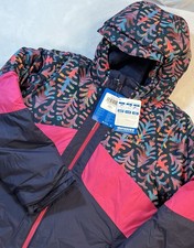 Columbia Girl's Horizon Ride II Hooded Jacket Kids Sz L Colors Pink Blue NWT