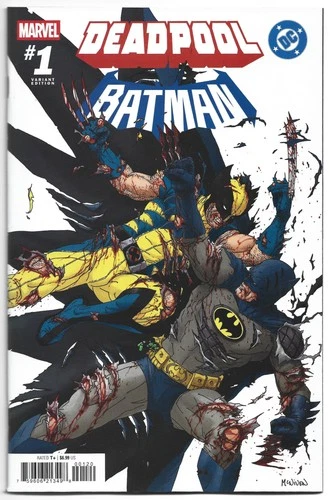 Deadpool Batman #1 1:25 Steve McNiven Variant Marvel DC 2025 VF/NM