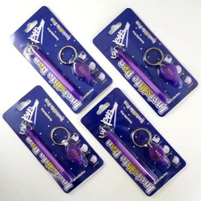 4 Invisible Ink Pen 4 UV Flashlight Black Light Reactive Marker Set