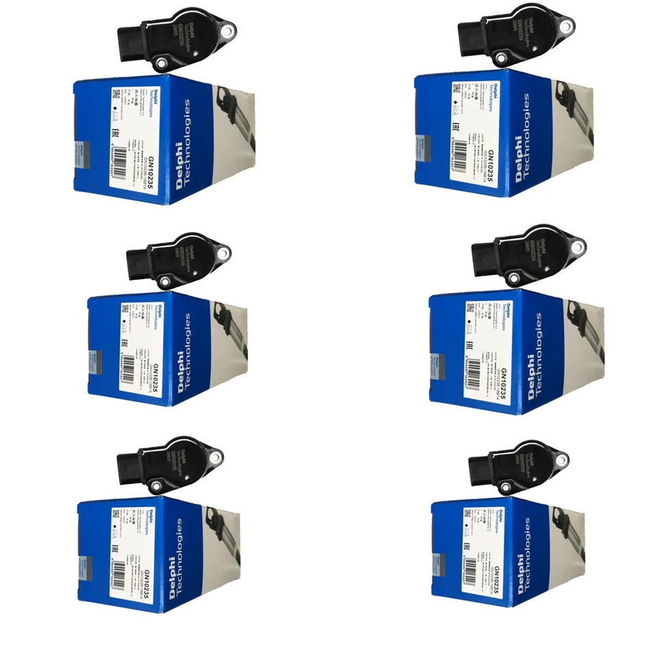 2005-2006 For Mercedes Benz E350 C350 3.5 6pcs OEM Delphi Ignition Coil Pack Set - Image 2 of 4