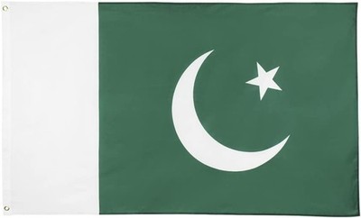 Pakistan Flag 3x5 Ft Pakistan Flags Double Side with Brass Grommet for Celebrati