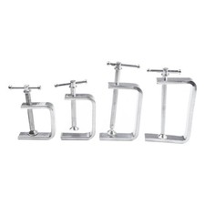 2pcs Clamps Wood Alloy Steel Woodworking Attachments C-Clamp Equipment