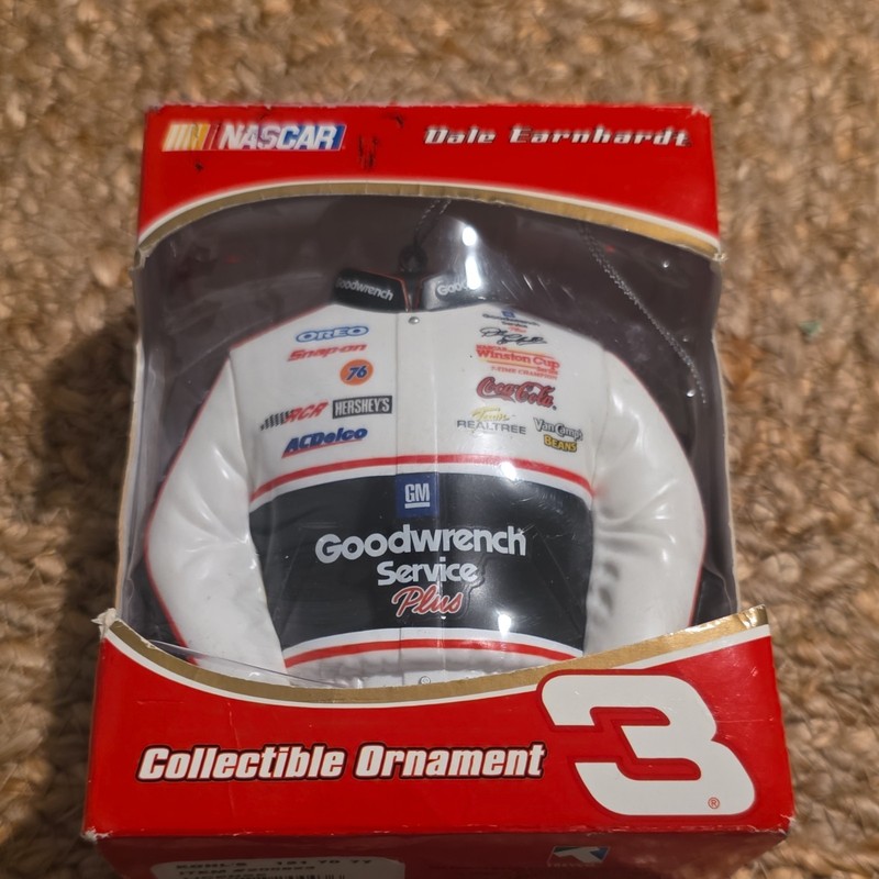 Trevco NASCAR Dale Earnhardt Collectible Ornament Christmas Jacket MPN 200823