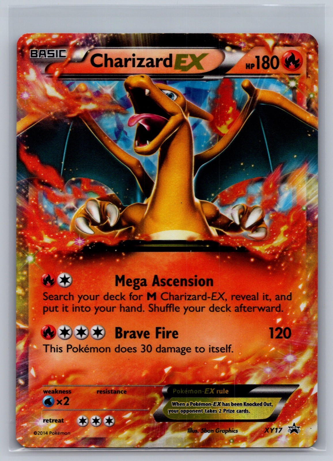 Charizard EX XY17 Holo Promo XY Promo Pokemon Lightly Played