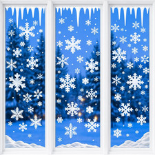 Christmas Window Clings, Christmas Stickers for Windows, Christmas Decorations I