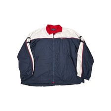 Vintage Ralph Lauren Polo Sport Windbreaker Jacket Mens XL Blue Red Full Zip