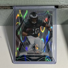 Panini Phoenix Saquon Barkley Philadelphia Eagles Parallel Football Card #77