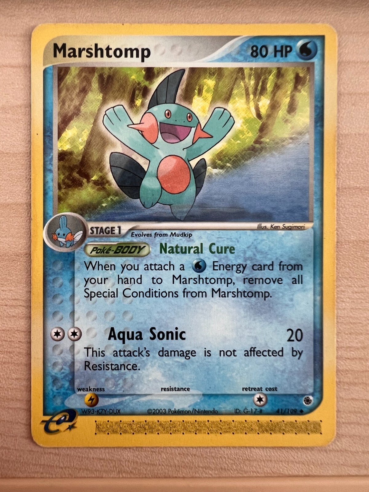 Marshtomp 41/109 Uncommon Pokemon Card NM/LP