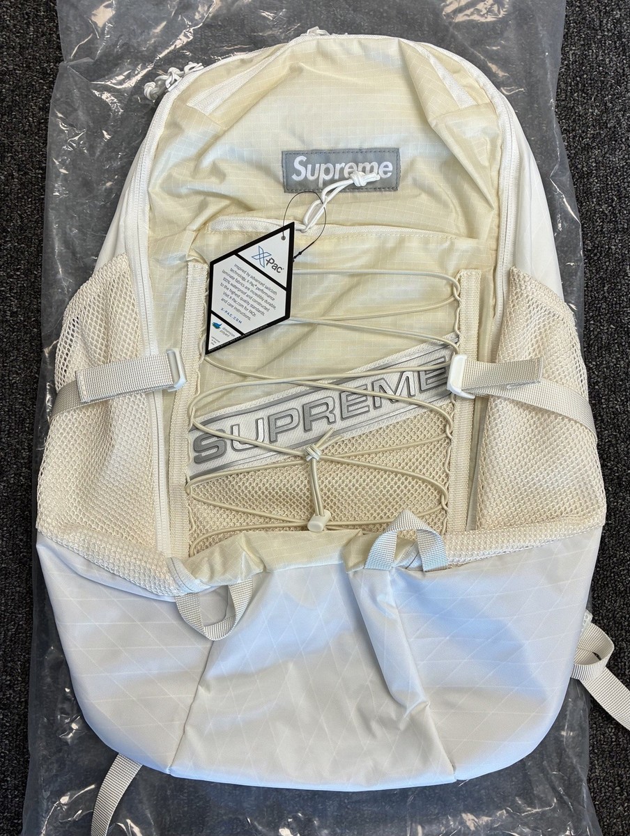 NEW Supreme FW23 3D Logo Backpack White One Size | eBay