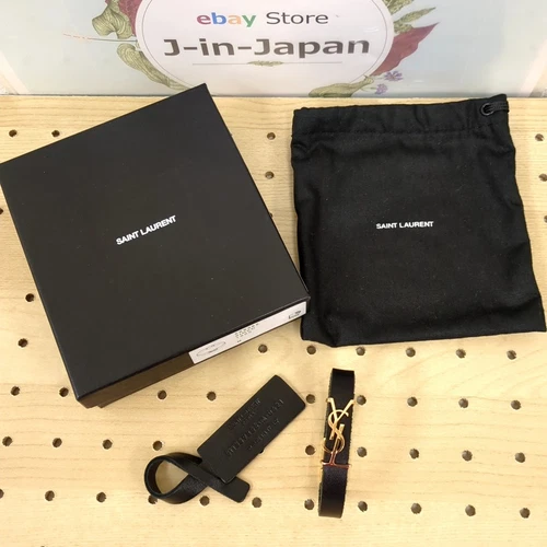 SAINT LAURENT (YSL) Bracciale Saint Laurent Opium YSL in pelle made in Italy usa dalppone