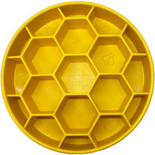 Honeycomb eBowl Deep Slow Feeder Dog Bowl for Enrichment | USA Made