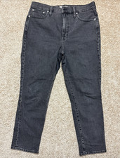 Madewell The Perfect Vintage Jean Women's Size 31 Gray Wash Denim High Rise