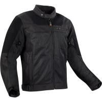 Blouson Bering Malibu S pour motard en textile mesh respirant noir