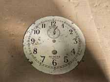 MERCER BULKHEAD MARINE SHIP CLOCK DIAL vintage clock dial for restauration 6 inch