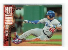 2015 TOPPS OPENING DAY YASIEL PUIG #HTD-12 DODGERS