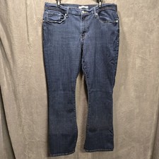 Levi's Classic Boot Cut Jeans Women's Size 16 Dark Wash Denim
