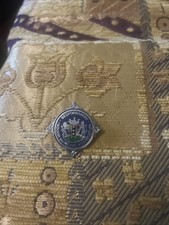 Bedfordshire Indoor Bowling Association Enamel Badge Vintage Bowls Pin