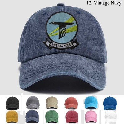 Customized Embroidered Hat Electronics Warfare Squadron 135, Trucker Hat, Gift