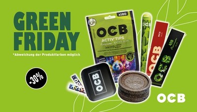 OCB Green Friday Produktset - Activ Tips und Zubehör