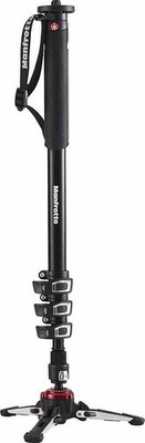 Manfrotto MVMXPROA4 XPRO Video Monopod mit Fluid Base | Einbeinstative (Monopo