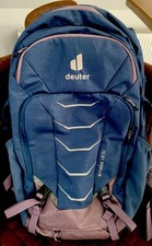 Deuter Attack 18 SL Fahrrad-Rucksack Rückenprotektor MTB  + Helmhalterung Deuter