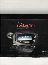 Rocketfish Black Bluetooth Advanced Series iPad Keyboard Capsule Case