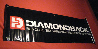 Vintage Diamondback Banner Old BMX MTB Original Bike Shop Bicycle Promo 1978