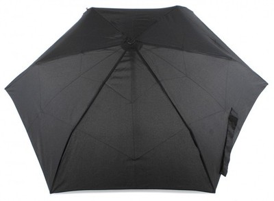 Knirps Flat Duomatic Regenschirm Accessoire Black Schwarz Neu